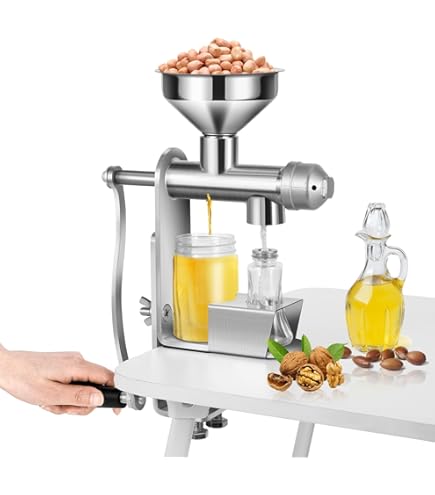 Amazon | オイルプレスマシン 油搾り機 低温圧搾/高温圧搾 家庭用/業務